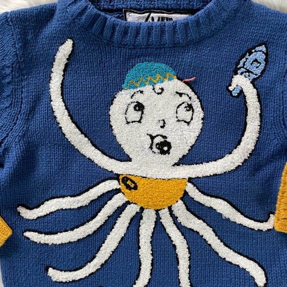 Whoopi Baby Octopus Sweater 4T - Picture 4 of 8